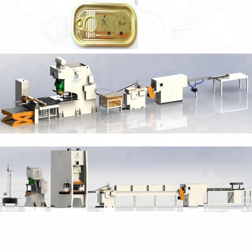 Línea de producción de máquina de extremo abierto fácil SOT EOE