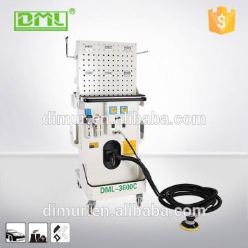 Mobile nail drill dust collector dry grinding system