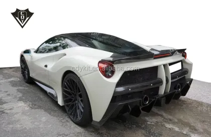 New Body Kits for Ferrari 488 Racing Car Bumpers