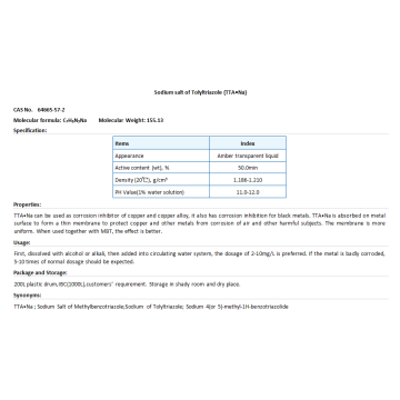 Tolytriazole Sodium Salt Corrosion Inhibitor TTAS 64665-57-2