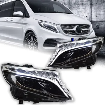 LED Headlights DRL for Benz Vito W447 V220 - Dynamic Signal Projector Lens