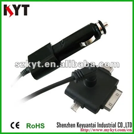 Portable Car Charger with Cable For Sandisk Sansa