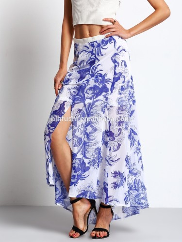 China wholesale woman skirt high quality floral skirt