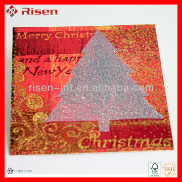 christmas tree greeting card supplies