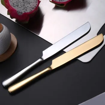 stainless steel cake fruit dessert bread knife
