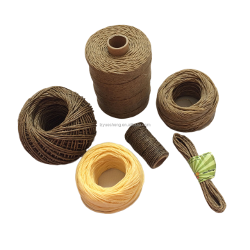 Beeswaxed Hemp Cords - Organic Hemp Wick Coated in Beeswax Rolls for DIY Candle Making and Fire Lighting