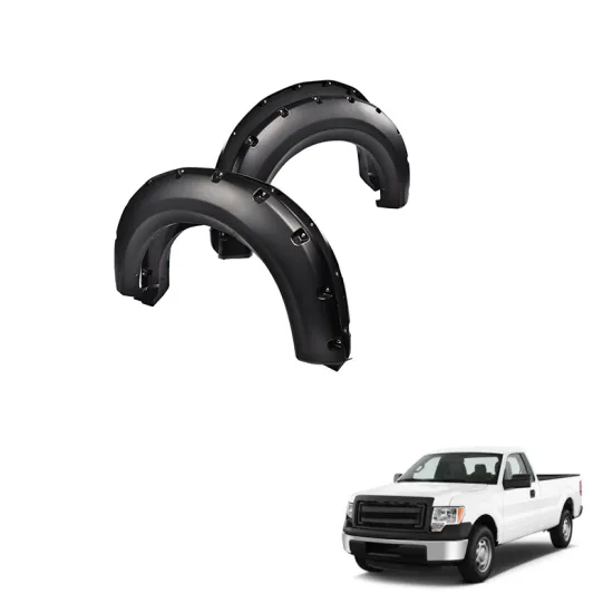 Gobison 2009-2014 Textured Pocket Bolt/Rivet Fender Flares for Ford F150