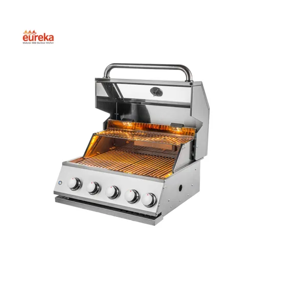 Outdoor Stainless Steeltonatural Bbq Foldable Gas Griddle Grill Commercial