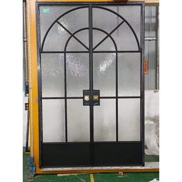 Aluminum French Style Double Glass Door Slide Swing Patio Exterior Door