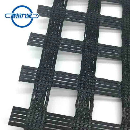 Best price Polyester fibers Geogrid 100/100KN used for civil engineering