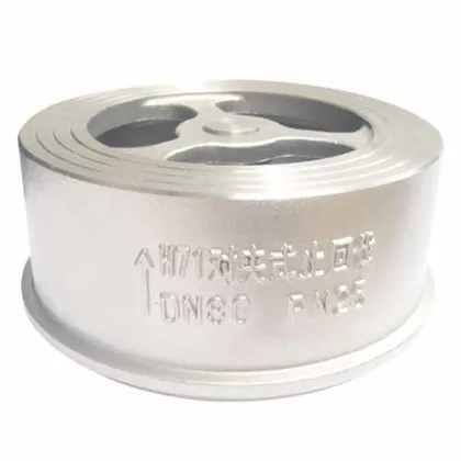 Pair clamp connection lifting check valve