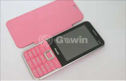 Blue Pixel Mobile Phone , Four Frequency Slim Bar Mobile