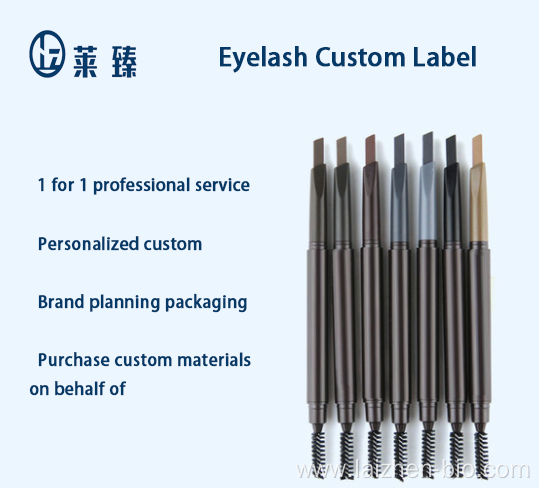 Makeup private label single or multi-color eyebrow pencil