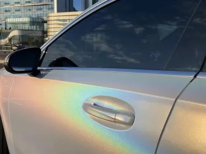 Colorful Laser White Wrap Film for Car Vinyl Color Change