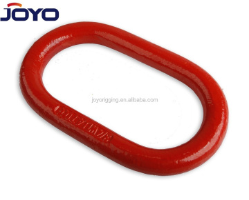 Red Coated Drop Forged Lifting Rigging Hardware A342 US Type Weldless Oblong Master Link