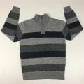 Men's Four Color Striped Sweater