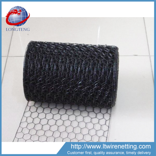 Anping maufacture wholesale PVC coated black chicken wire mesh