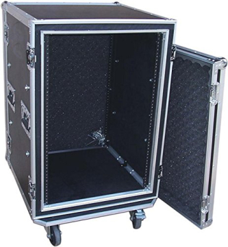 10U Space DJ Shock-Proof Rack Flight Road Case met zware wielkastjes