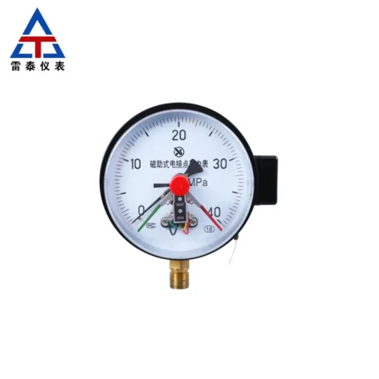 Explosion proof electric contact pressure gauge
