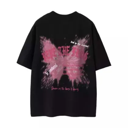 2024 Custom Screen Printed Butterfly T-Shirt