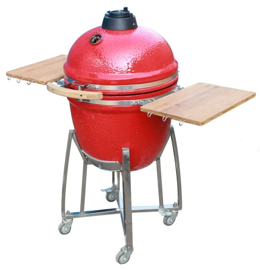Auplex Parrilla Kamado 21" Ceramic Charcoal BBQ with Rotisserie