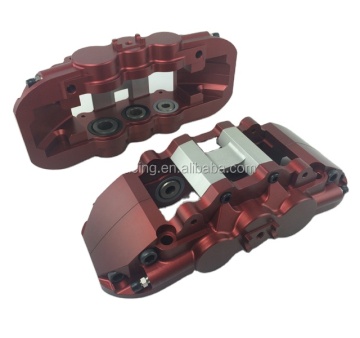 Coffee Red Big 6 Piston Aluminium Racing Brake Caliper for Car Refit