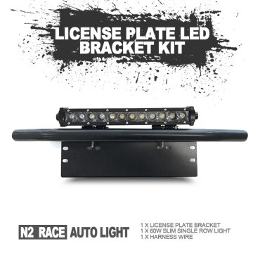 License Plate Mount Bracket for Work Light Led Light Bar Truck Car Offroad Universal