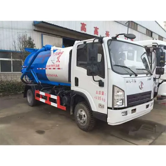 Shacmn 5cbm Vacuum Sewage Suction Truck