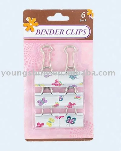 6-pc Binder Clip