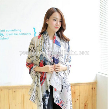 WJ1537 Fashion new scarf autumn and winter printing scarf wholesale