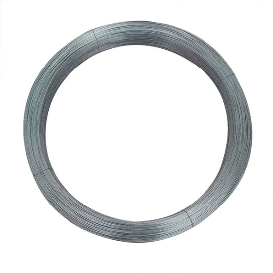 Low Price Galvanized Steel Oval Wire - 17/15, 2.4x3.0mm, 1000m per Roll with 700kgf Zinc Coating
