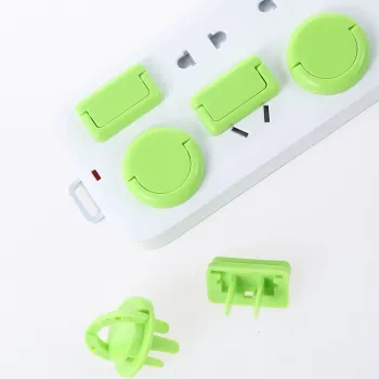 Child Safety Socket Covers: 2-3 Prong Plug Outlet Protectors with Hidden Pull Handles for Baby Proofing