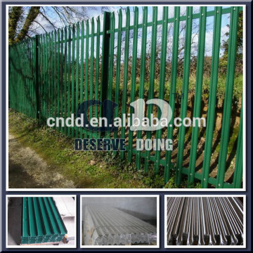 Decorative palisade fencing system