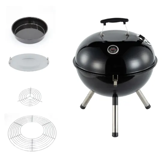 Mini Portable Charcoal Ball Shaped Barbecue Tabletop bbq Grills