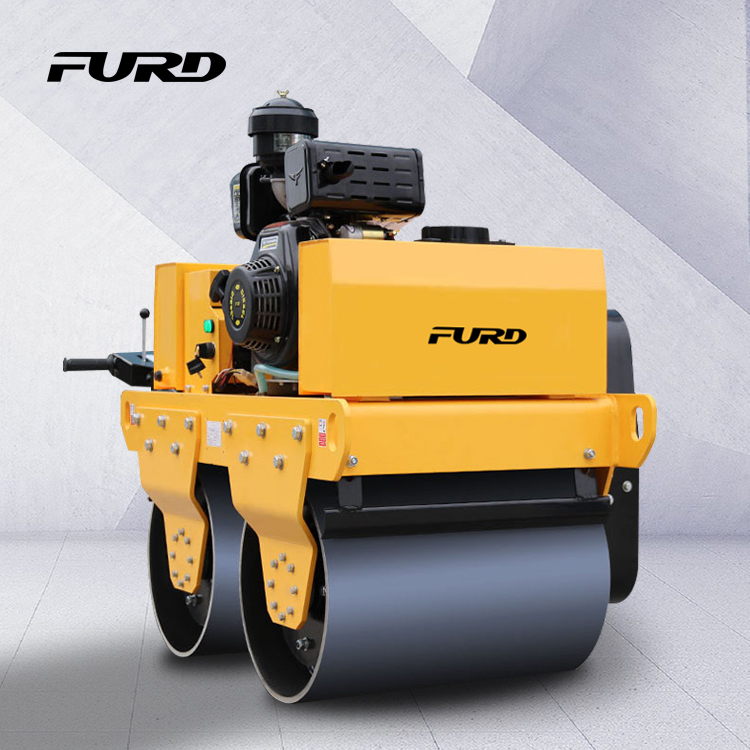 High quality 550kg double drum driving and vibration asphalt road roller