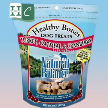8oz healthy bone dog treat plastic bags factory