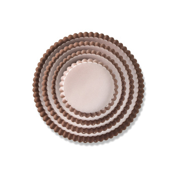 Pas de cuisson en acier en carbone antiadhésif pour gâteaux, desserts, pizzas et tarteaux