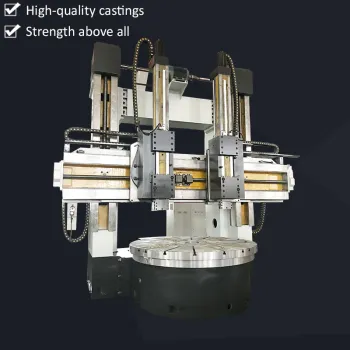 10T Max Workpiece Capacity Conventional Double-Pillar Column Vertical Lathe Machine in China
