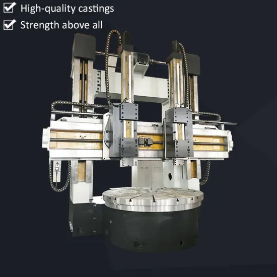 10T Max Workpiece Capacity Conventional Double-Pillar Column Vertical Lathe Machine in China
