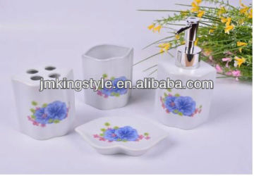 purple bathroom set- 4pcs,with different color