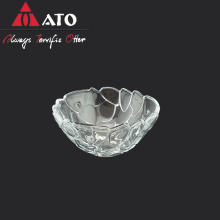 Luxury Custom Clear bowl cobblestone pattern bowl