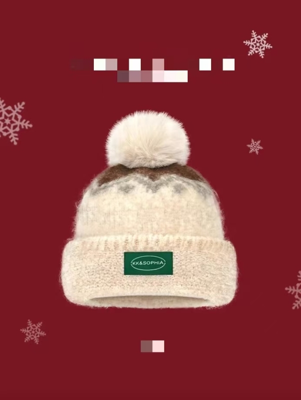 Sparkling Snowflake Christmas Hat