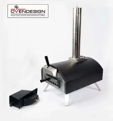 Best Price Multi-Fuel Gas Pizza Oven Countertop 16-inch Gas And Wood Oven Grill Details