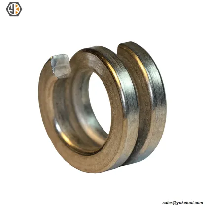 Double Coil Spring Washer | Helical Lock Washer HDG | Yokelink