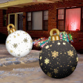 Plastic Christmas Ball Ornaments Inflatable Christmas Ball