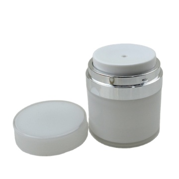 Double Wall Round Airless Jars - Acrylic Plastic Cream Containers 15g 30g 50g