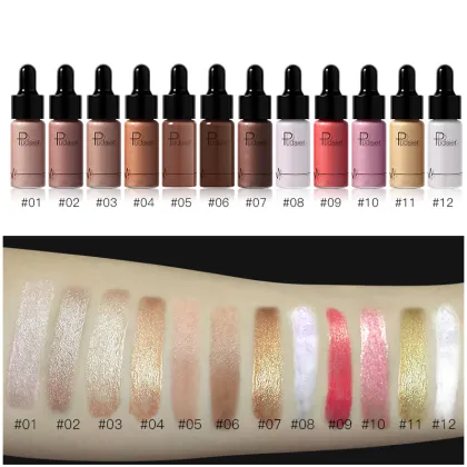 Pudaier Liquid Highlighter Contour Brightening Shimmer Highlight Makeup