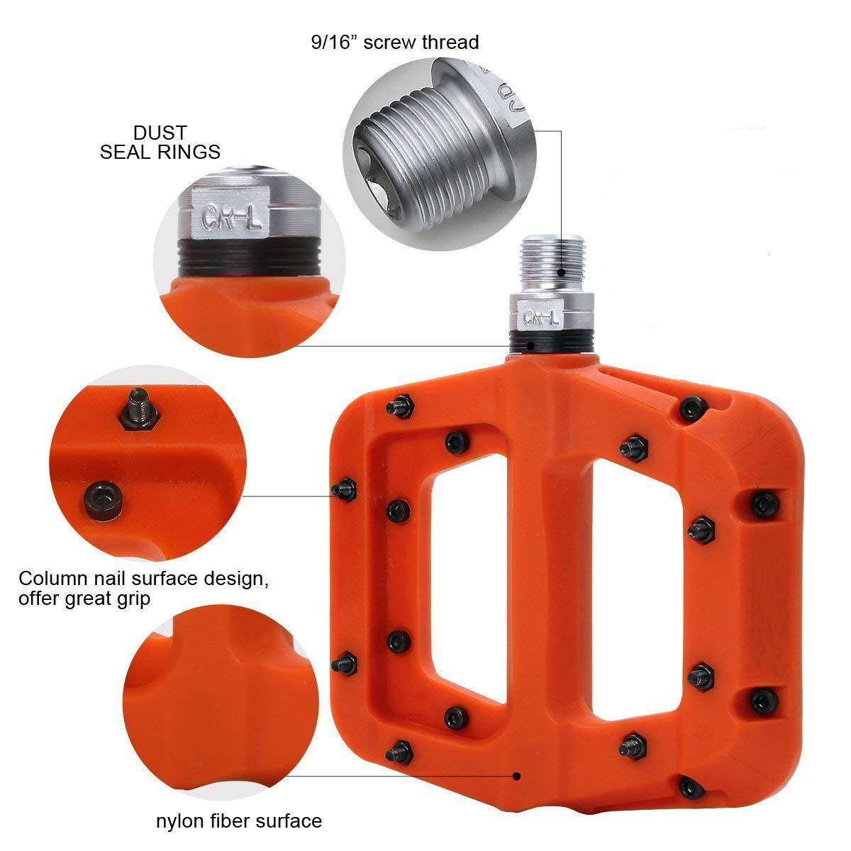 Nylon Bicycle Pedals