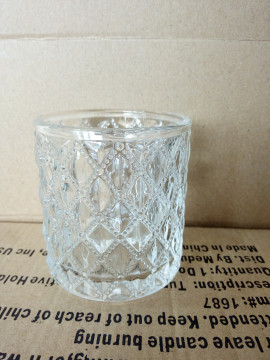 glass candle holder