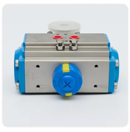 Pneumatic quick installation butterfly valve